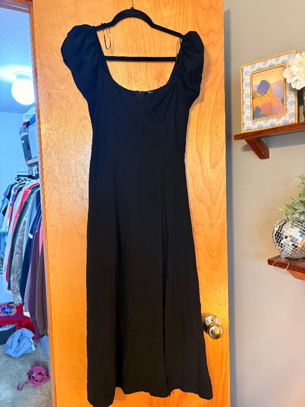 Black Midi Dress